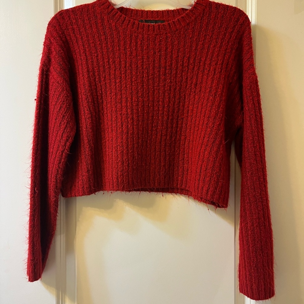 Forever 21 Cozy Red Women's Sweater